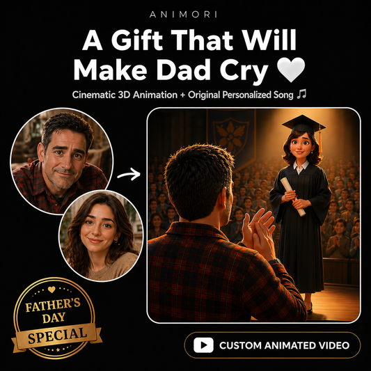 Father's Day Animated Video with Custom Song